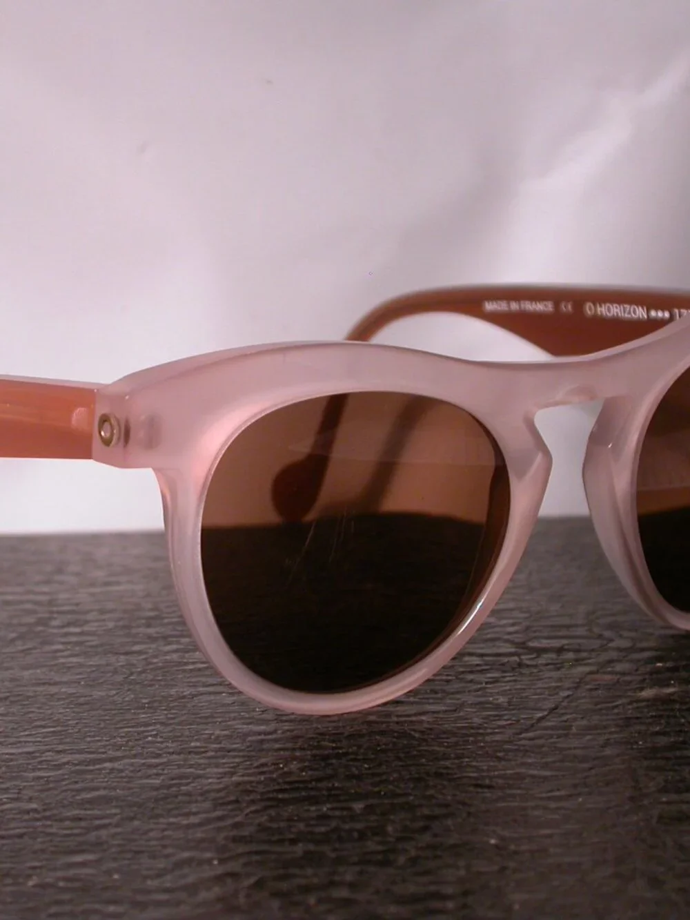 Authentic Anne et Valentin Horizon Amber Clear Eyeglasses Made in France RX